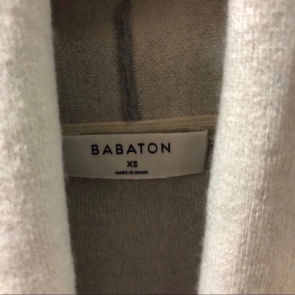 Babaton Aritzia Beekman Sweater Open Front Gray Size XS Cardigan FKM1–3319-48